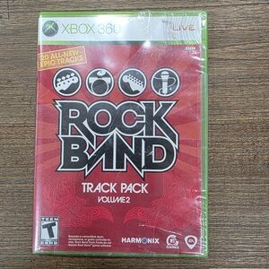 NEW Sealed Rock Band Track Pack Volume 2 (Xbox 360) - 20 Songs